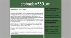 Desktop Screenshot of graduadoeneso.com